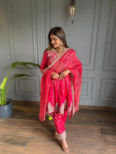 Payal embroided short anarkali suit